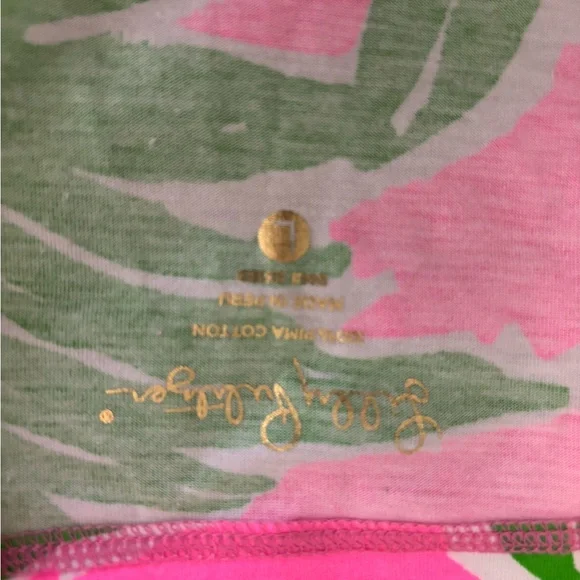 Lilly Pulitzer Pink and Green Pineapple Swim Cover-Up - Picture 4 of 4